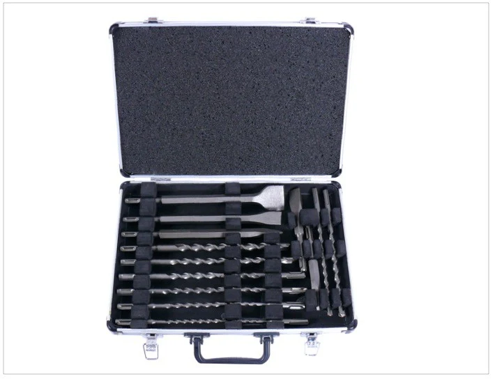 Makita D-42444 SDS-Plus Bohrer-Meißel-Set 17 tlg. im Alu Koffer