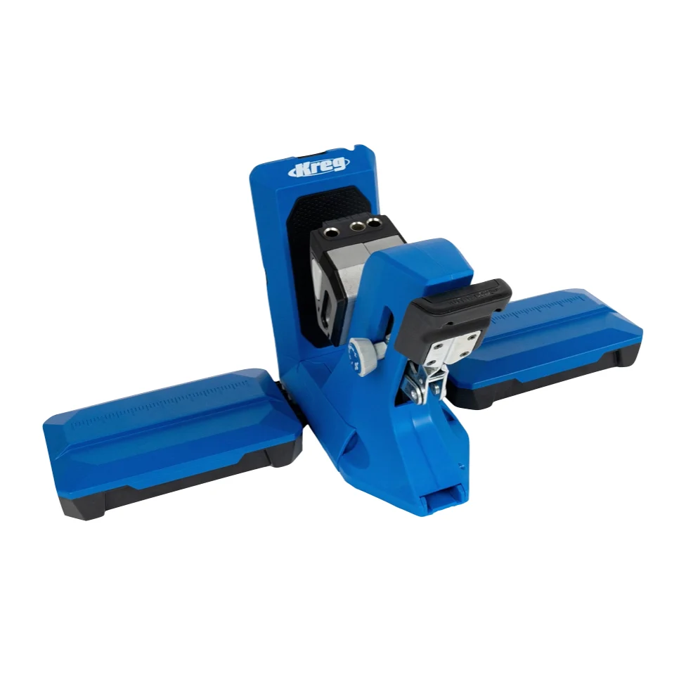 KREG Pocket Hole Jig 720 PRO przyrząd do wiercenia otworów w kieszeniach + stacja bazowa + mikrowiertarka + wiertło stopni...