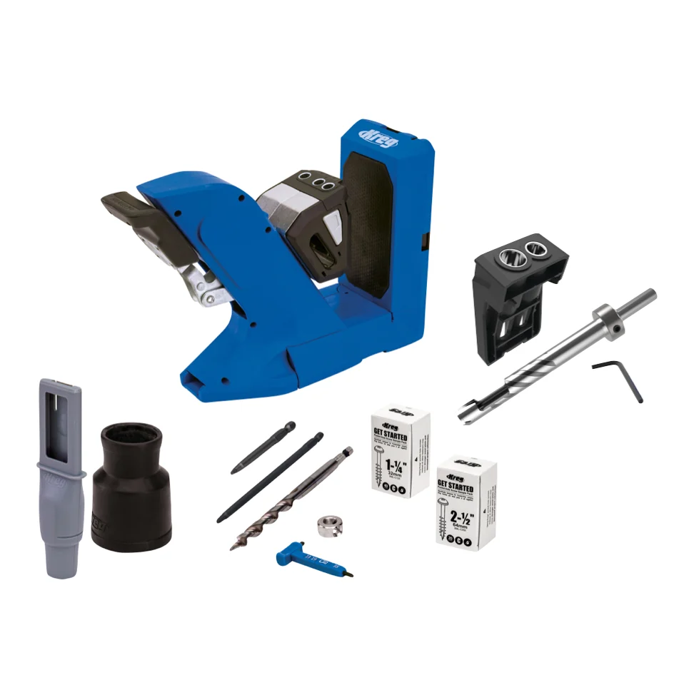 Przyrząd do wiercenia otworów pod kołki KREG Pocket Hole Jig 720 ( KPHJ720 ) + przyrząd do wiercenia otworów pod kołki + w...