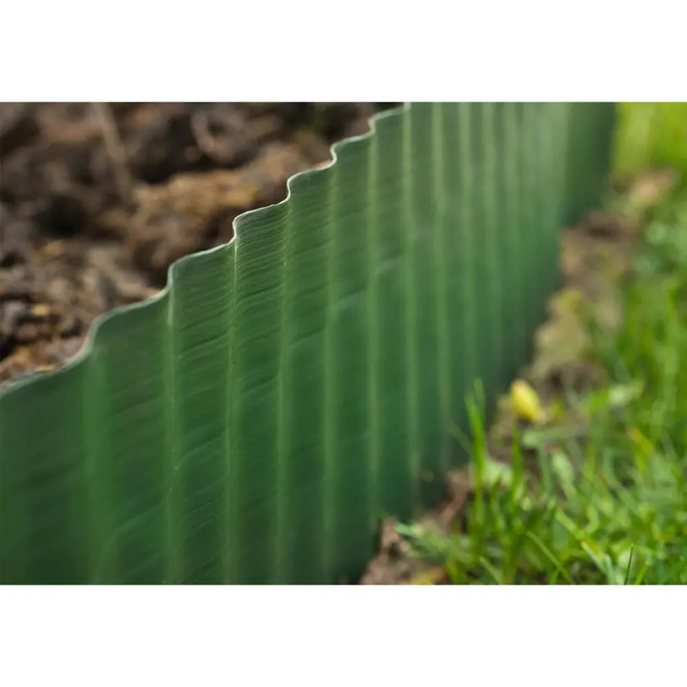Nature Limitador de bordas de jardim 0,15x9 m verde