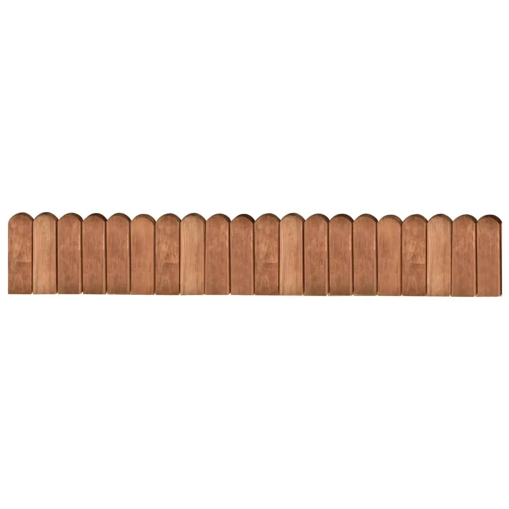 Gazonrand 120 cm geïmpregneerd grenenhout bruin