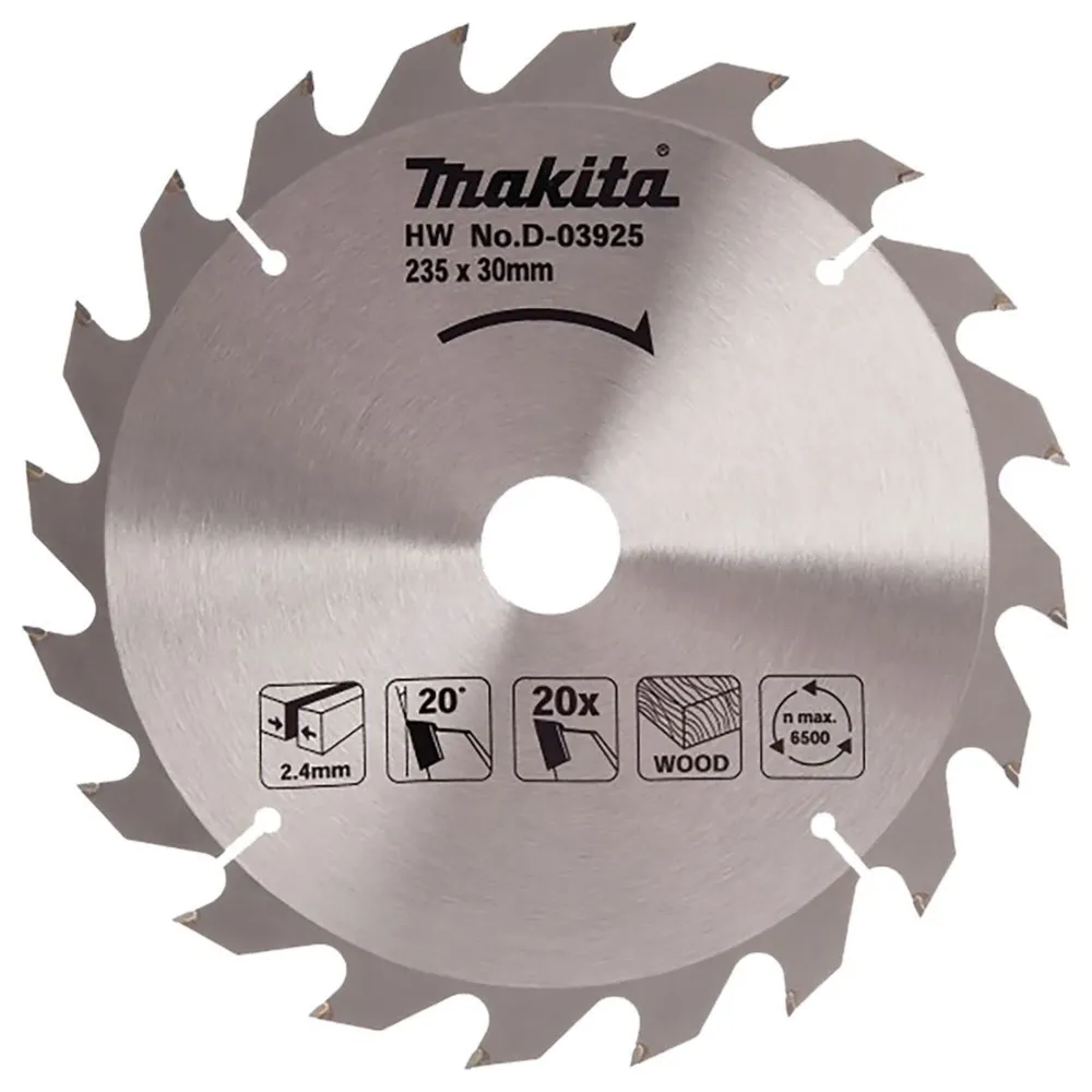 Makita D-03925 Standardowe ostrze TCT 235x30mm 20T