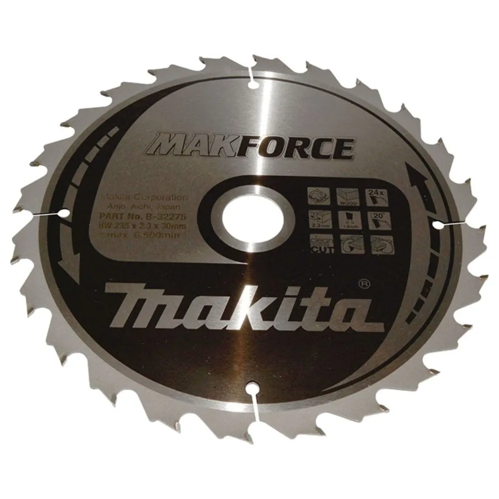 Ostrze okrągłe Makita Makforce B-32275 235x30mm 24T