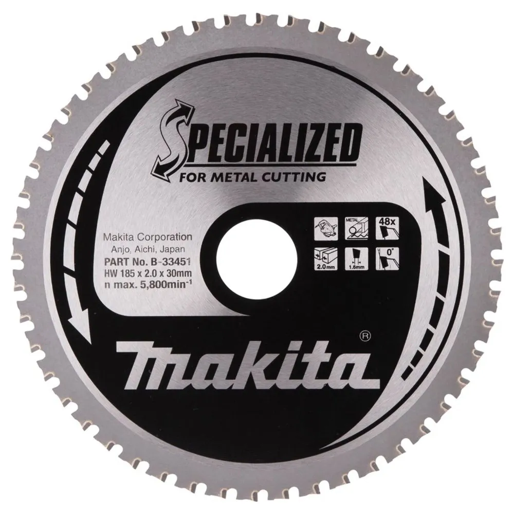 Specjalistyczne ostrze TCT Makita B-33451 185x30mm 48T