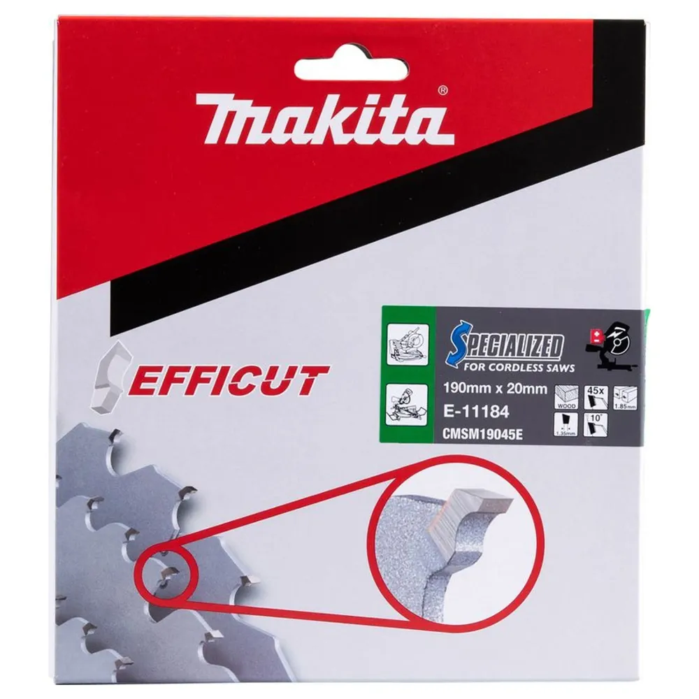 Ostrze Makita E-11184 190/20 45 zębów EFFICUT