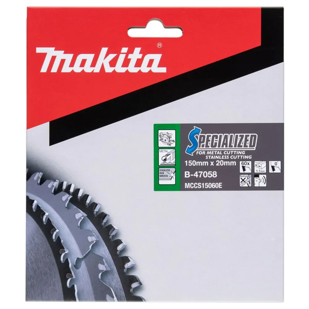 Specjalistyczne ostrze Makita B-47058 150x20mm 60T