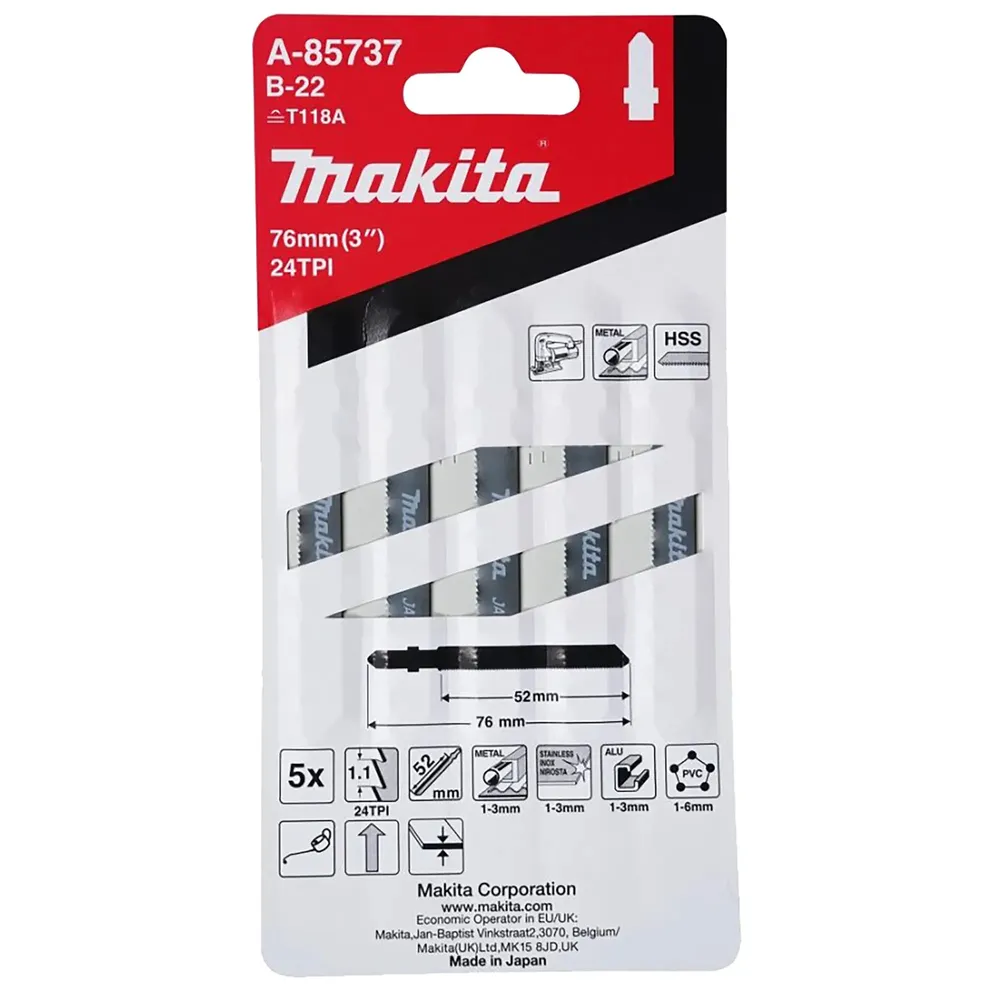 Zestaw 5 ostrzy Makita -85737