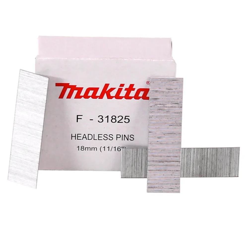 Szpilki Makita Szpilki 18 x 0,6 mm 10000 sztuk ( F-31825 ) do akumulatorowej wkrętarki do szpilek DPT351 / DPT353