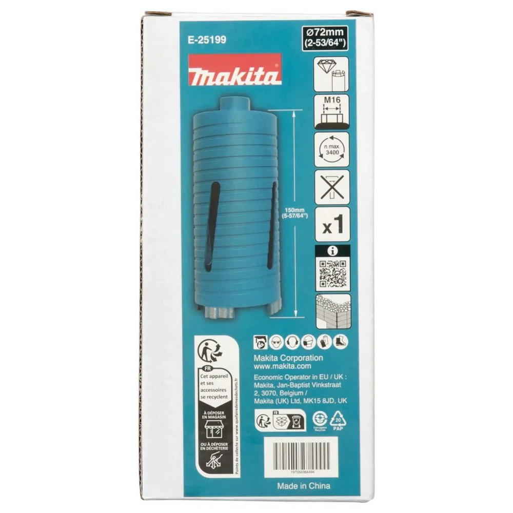 Diamentowa korona Makita E-25199 72x150mm M16