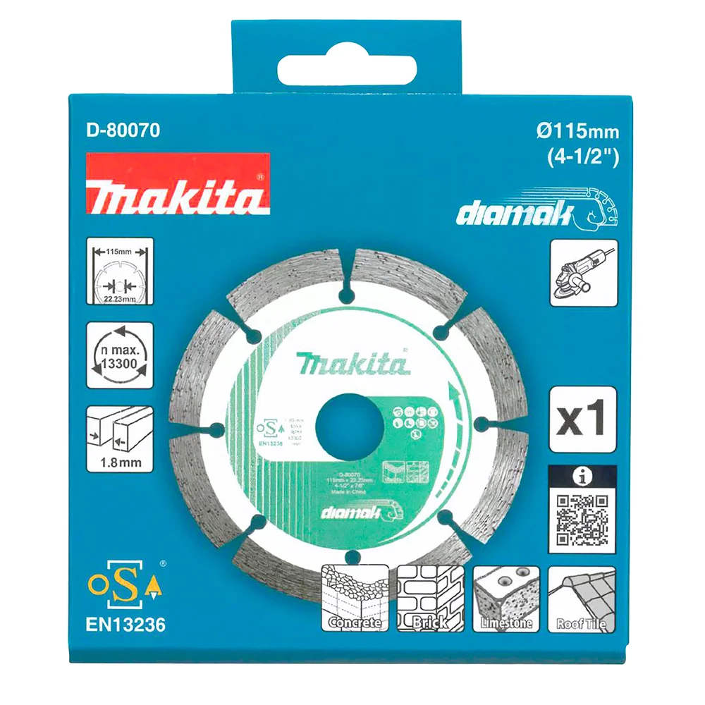 Makita D-80070 115mm Segmentowana tarcza diamentowa