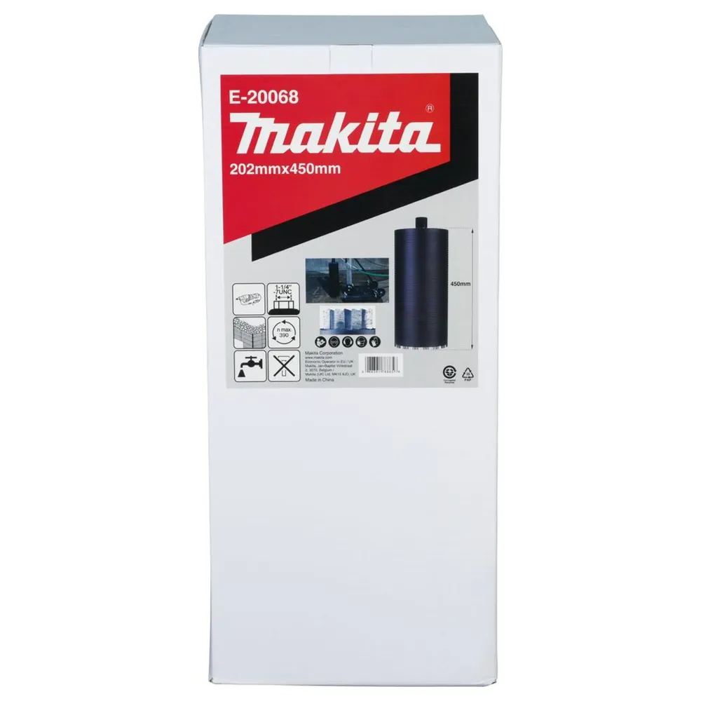 Wiertło diamentowe Makita E-20068 202x450mm na mokro 1-1/4"UNC