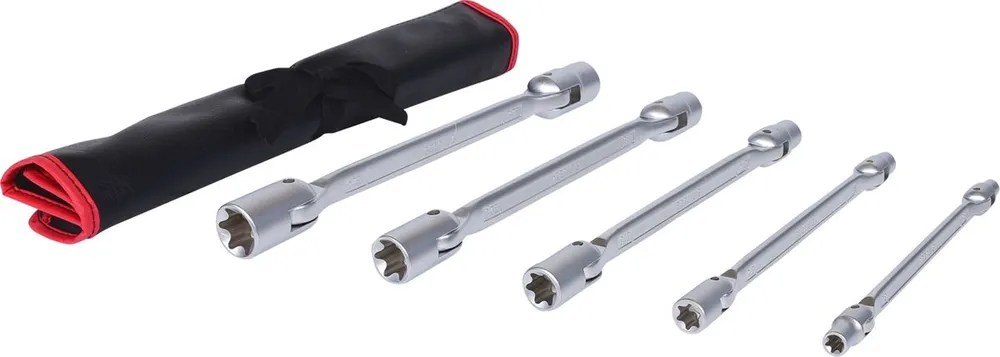 KS TOOLS Torx-E-Doppel-Gelenkschlüssel-Satz, 5-tlg ( 517.0340 )
