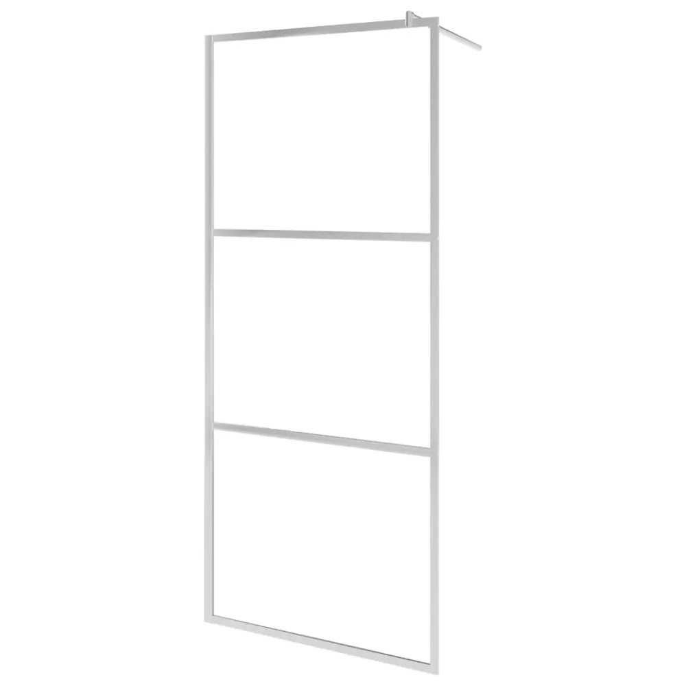 Inloopdouchewand mat 80x195 cm ESG-glas
