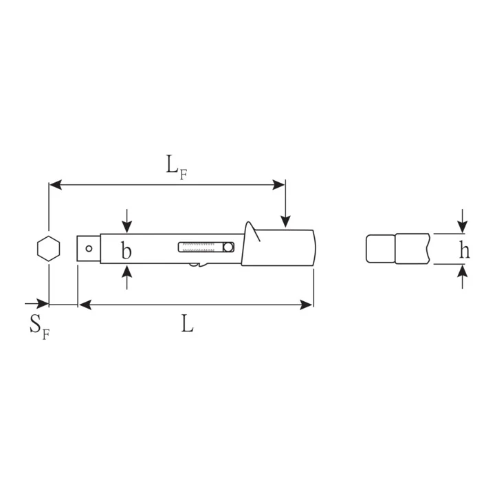 Klucz dynamometryczny STAHLWILLE 730/2 Quick 4 - 20 Nm ( 4000826632 )