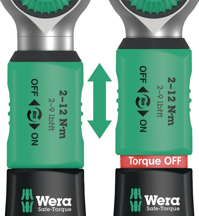 Klucz dynamometryczny WERA Safe-Torque 2 Klucz dynamometryczny 1/4 ″ 2 - 12 Nm ( 4000822455 )