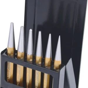 KS TOOLS Durchtreibersatz, 6-tlg Blechklappkassette ( 162.2124 )