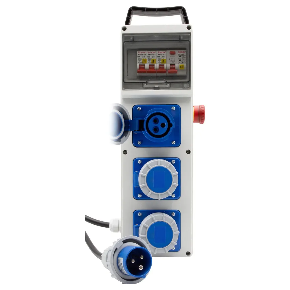 Brennenstuhl BSV 4 ITRE1 EMO RCD 30mA 3x CEE 230V/16A IP67 Power Distributor