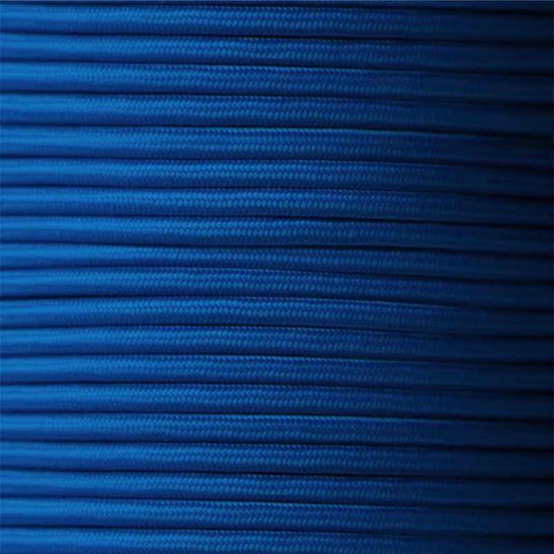 1M/5M/10M 3 Core 8A Round Dark Blue Fabric Lamp Cord Cable-0.75mm~3069
