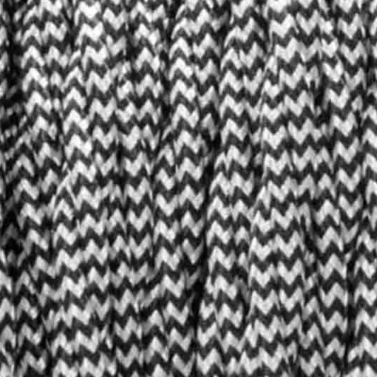 Black & White 2 Core Twisted Vintage Fabric Cable – 0.75mm~3006 LEDSone UK Ltd