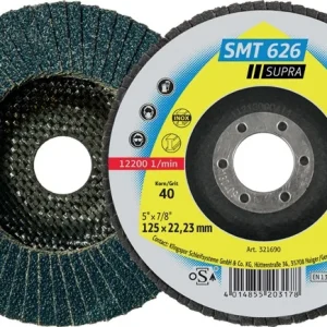 KLINGSPOR tarcza listkowa SMT 626 Supra Ø 180 mm ziarnistość 40 6° stożkowa ( 4000842832 )
