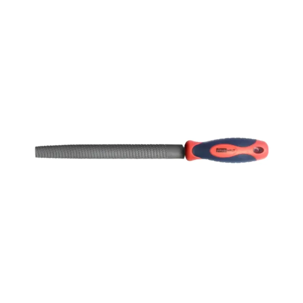Zestaw pilników HOUSEHOLD do metalu, 3-częściowy, 200 mm, płaski, półokrągły, okrągły, z ergonomicznym i antypoślizgowym g...