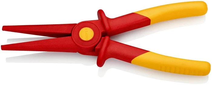 Szczypce półokrągłe Knipex ( 4000795155 ) długość całkowita 220 mm ze strefą z miękkiego tworzywa sztucznego