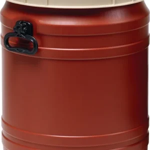 Bęben z szeroką szyjką ( 9000450114 ) 64 l brązowy z beżową pokrywą Otwór wlewowy Ø 354 mm