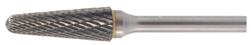 Pilnik frez obrotowy z węglika, stożkowy zaokrąglony 16mm | 426MD/TA16