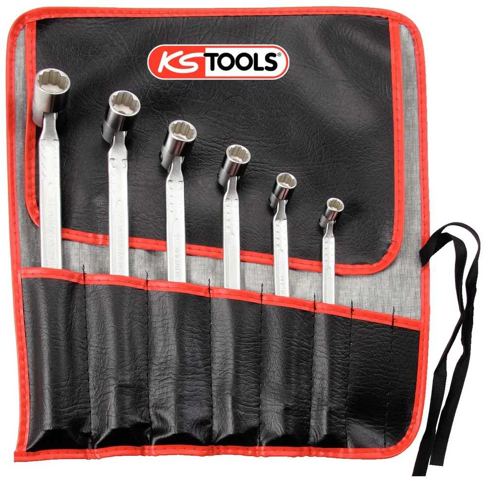 KS TOOLS Doppel-Gelenkschlüssel-Satz, 6-tlg ( 517.0310 )