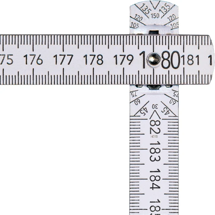 Liniał składany BMI ( 4000853012 ) długość 2 m szerokość 16 mm buk biały