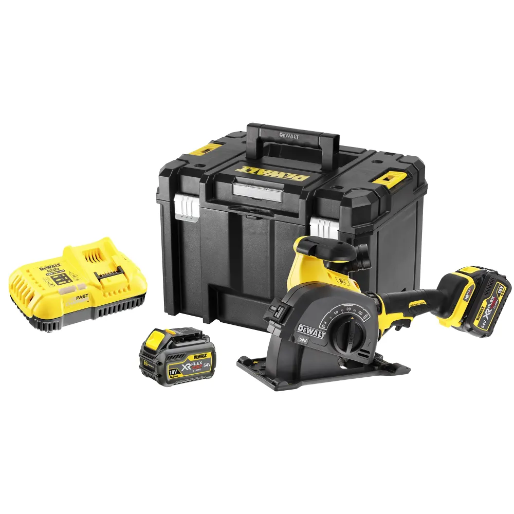 Bruzdownica ścienna Dewalt DCG200T2-QW 54 V 6 Ah