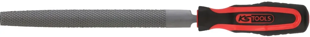 KS TOOLS Halbrund-Feile, Form E, 200mm, Hieb1 ( 157.0125 )