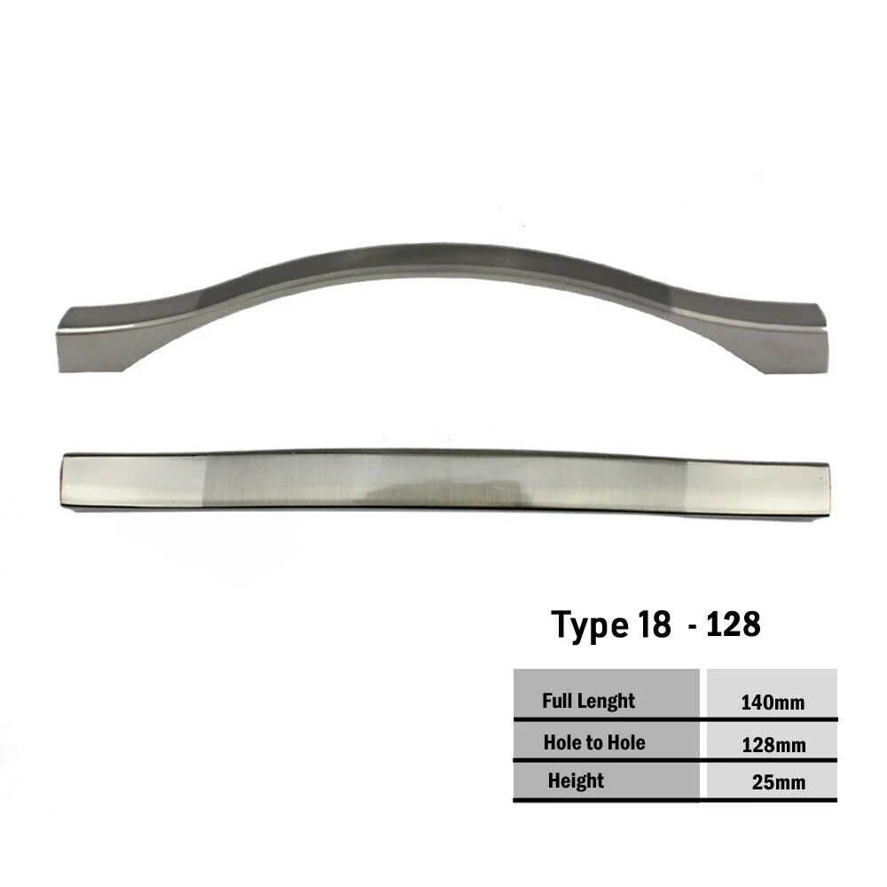 Chrome Cabinet Drawer Handles Cupboard Pull Handles 5454