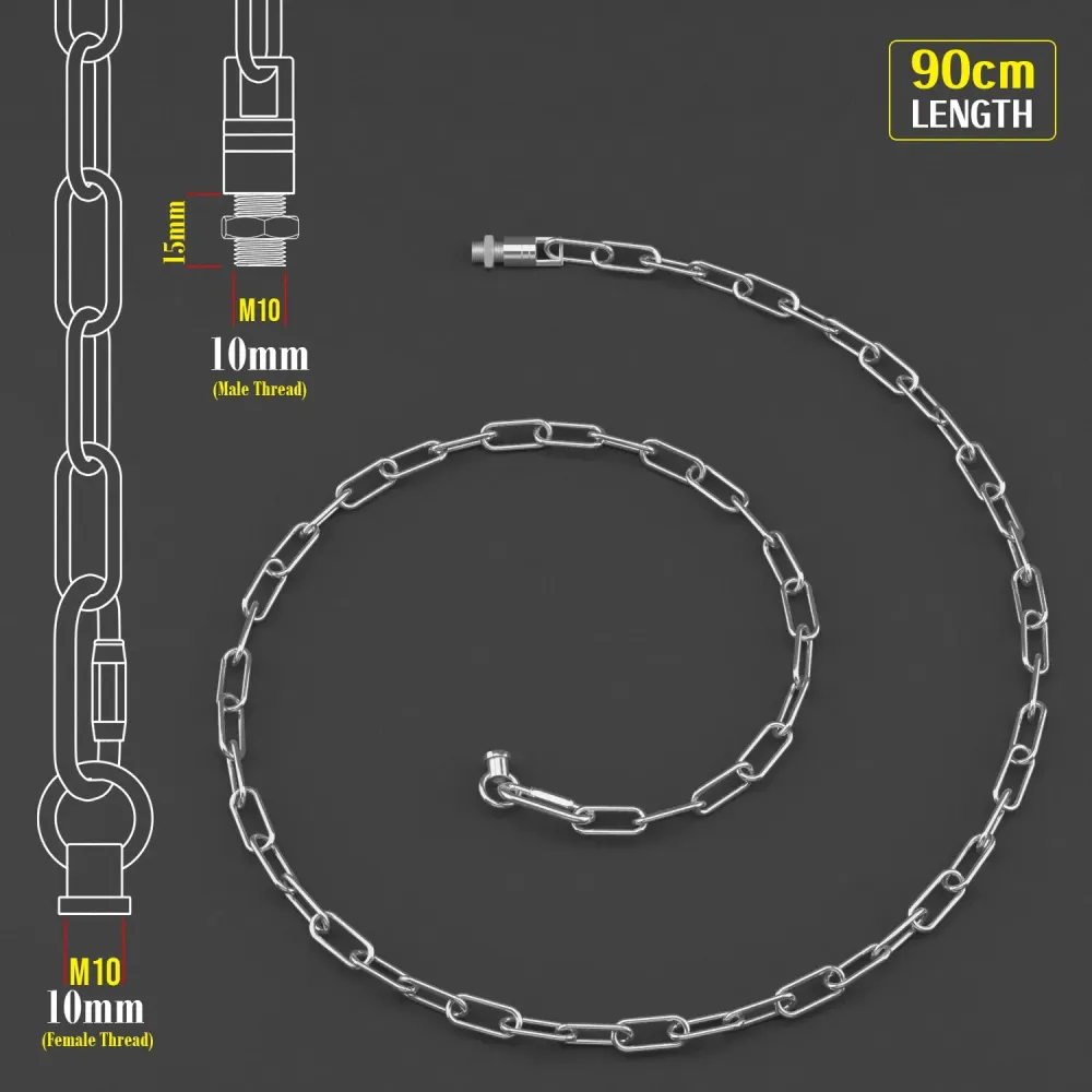 Light Chain Ceiling Pendant lights chandeliers 38mm x 16mm - Chrome~1049