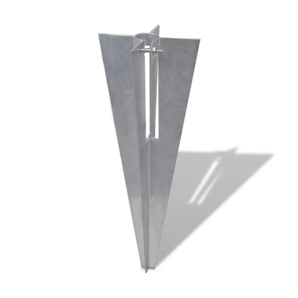 Schuttingpaalpinnen 2 st staal