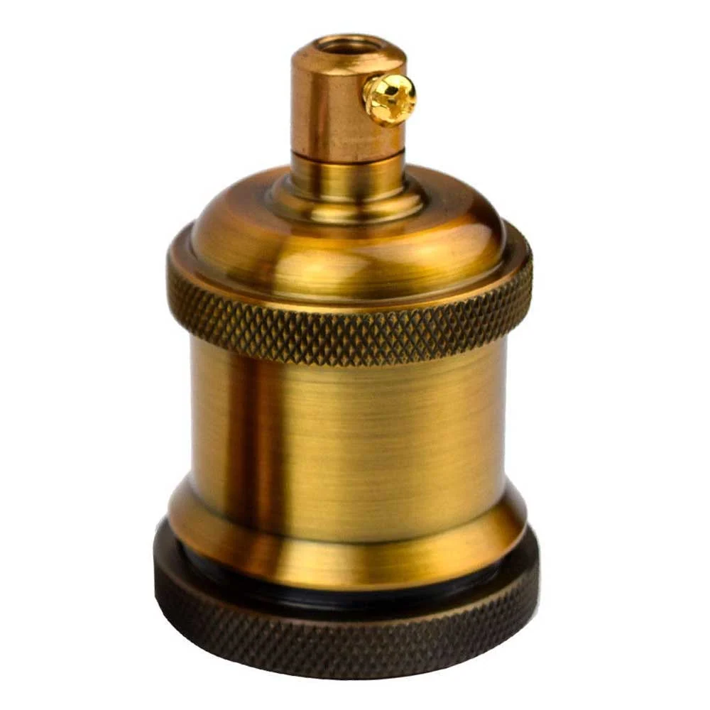 Yellow Brass E27 Metal Lamp, Bulb Holder Metal~2932