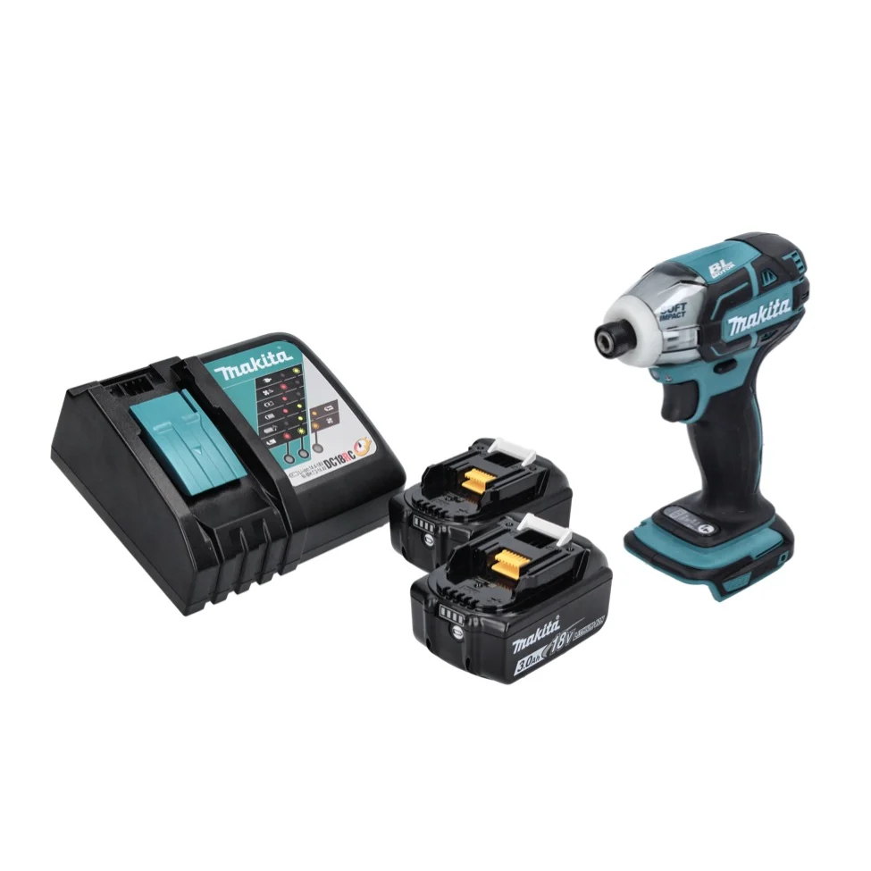 Akumulatorowa wkrętarka impulsowa Makita DTS 141 RF 18 V 40 Nm 1/4" bezszczotkowa + 2x akumulator 3,0 Ah + ładowarka