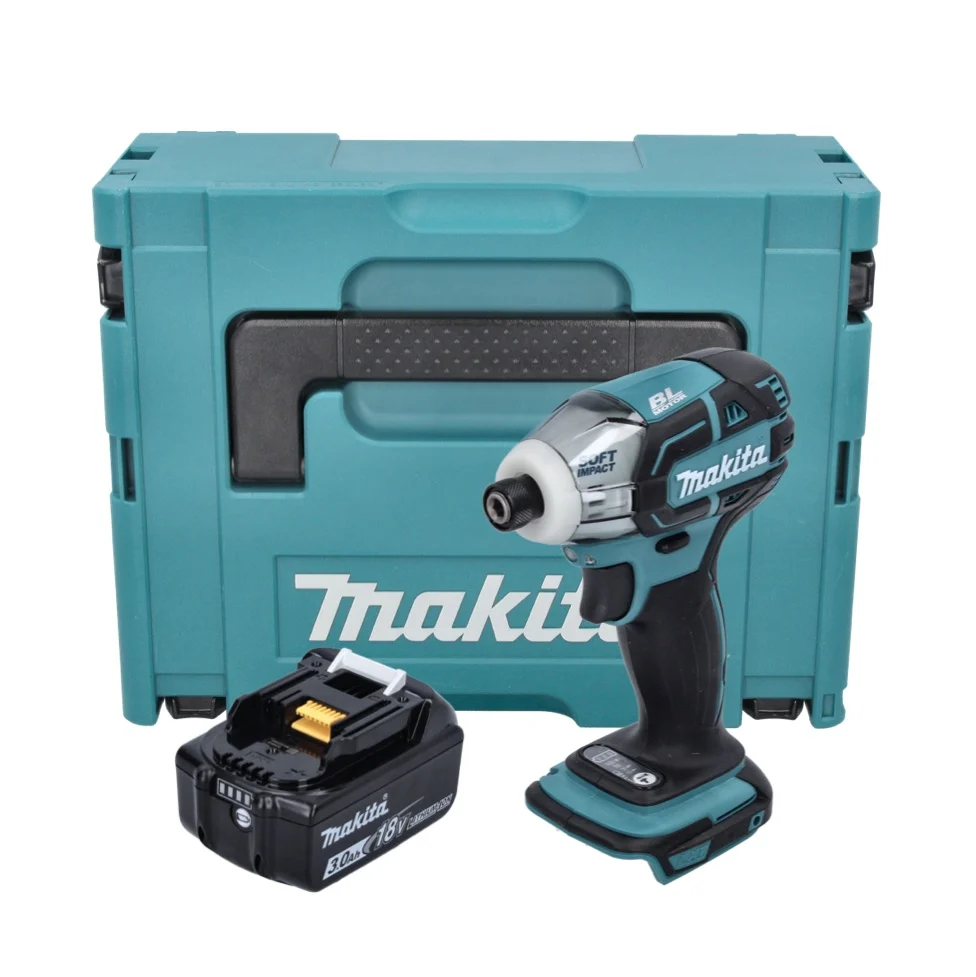 Makita DTS 141 F1J akumulatorowa wkrętarka impulsowa 18 V 40 Nm 1/4" bezszczotkowa + 1x akumulator 3,0 Ah + Makpac - bez ł...