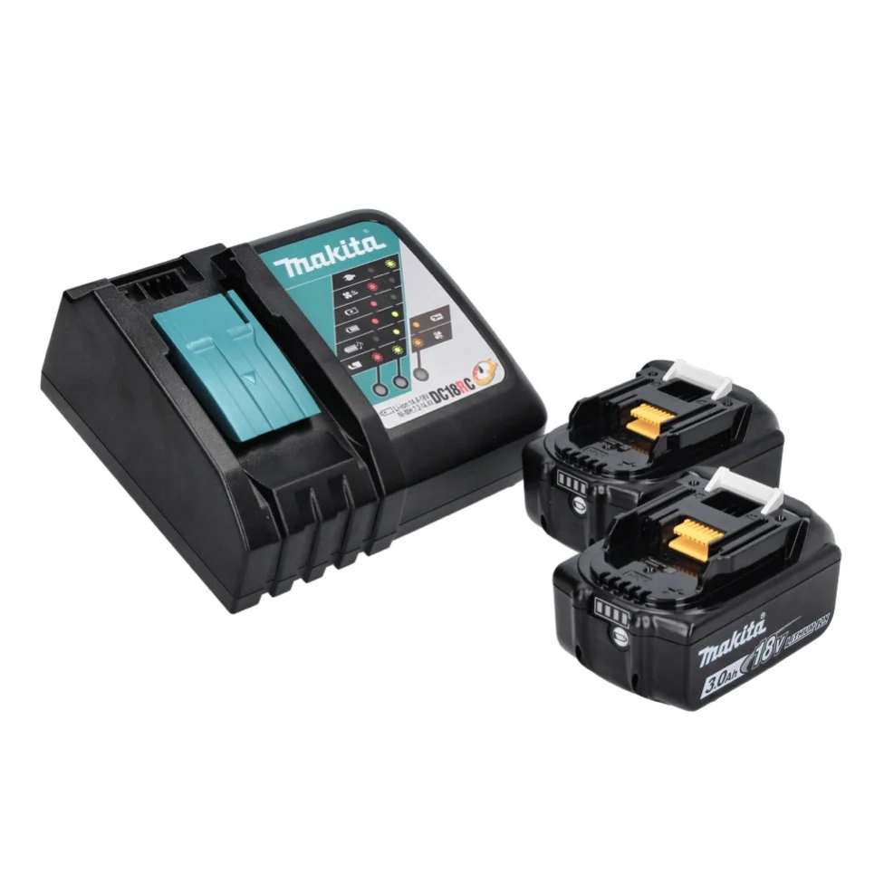Makita DTS 141 RFJ akumulatorowa wkrętarka impulsowa 18 V 40 Nm 1/4" bezszczotkowa + 2x akumulator 3,0 Ah + ładowarka + Ma...