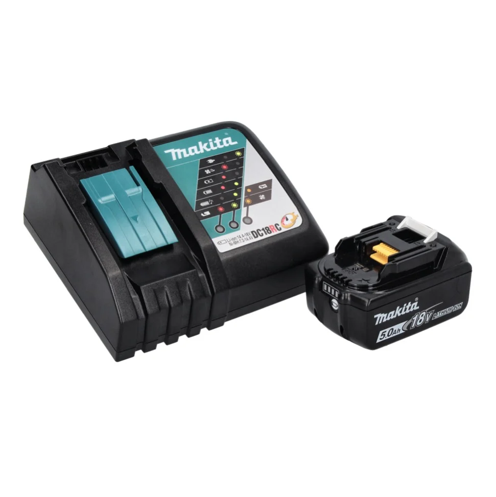 Makita DTS 141 RT1J akumulatorowa wkrętarka impulsowa 18 V 40 Nm 1/4" bezszczotkowa + 1x akumulator 5,0 Ah + ładowarka + M...