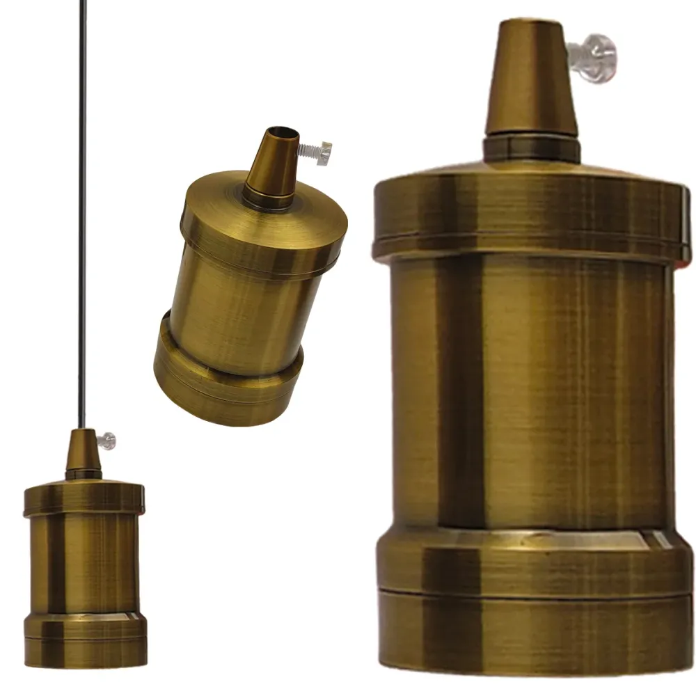 Brass E27 Bulb Holder Vintage Lighting Fixture ~2490