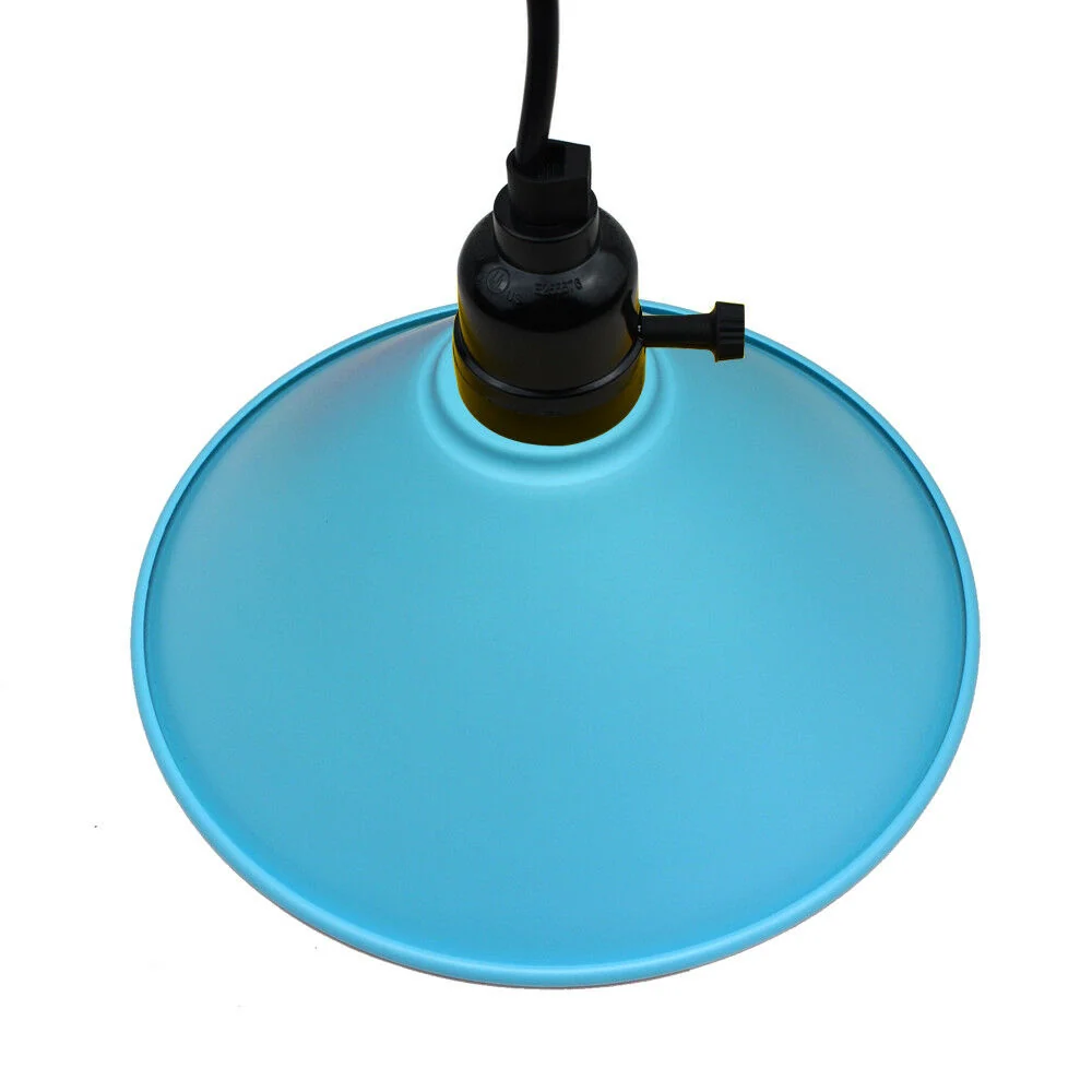 Blue Pendant Modern Flat Ceiling Light Lampshade Chandelier~3174 LEDSone UK Ltd