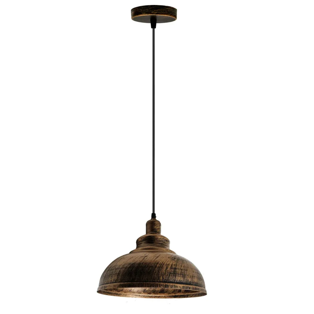Brushed Copper Loft Industrial Chandelier Ceiling Light Pendant Lamp~3159 LEDSone UK Ltd