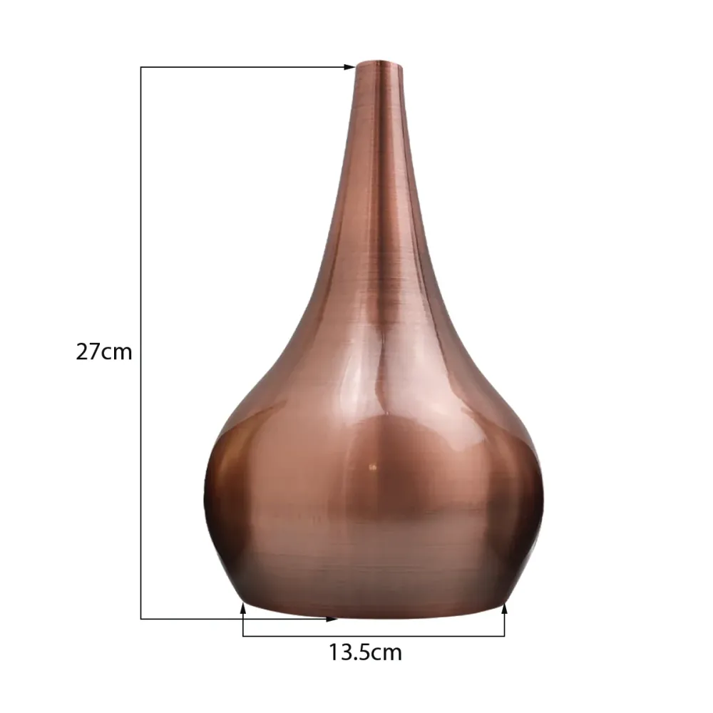 Ceiling Copper Colour Pendant Lamp Light Retro Industrial Modern Indoor Metal Gloss Style~2543 LEDSone UK Ltd