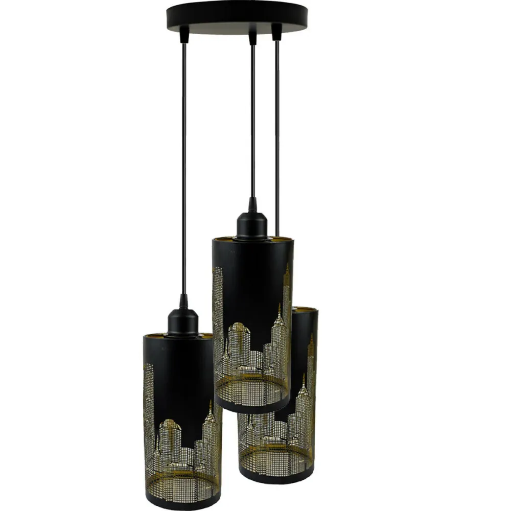 E27 Lampshade Pendant Light Fitting Ceiling Rose~2353 LEDSone UK Ltd