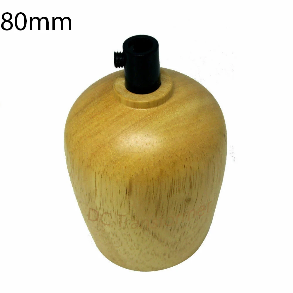 Wood E27 Socket Vintage Industrial Lighting Lamp Bulb Holder~2412 80mm LEDSone UK Ltd