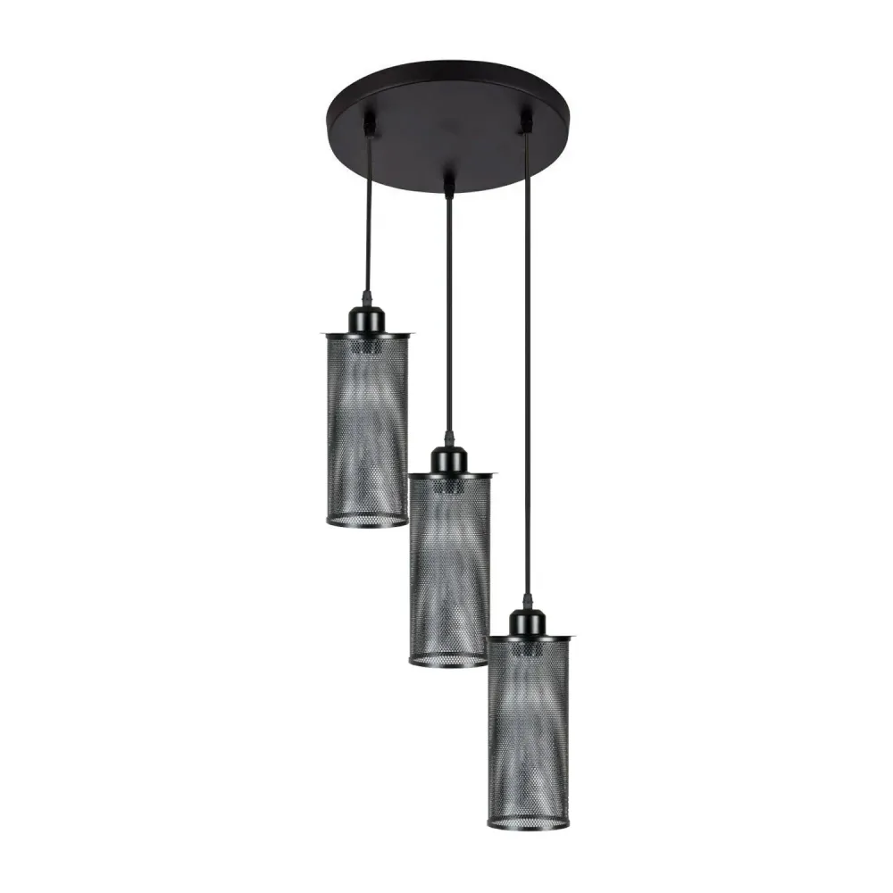 Modern Vintage Industrial Retro Loft Cluster Ceiling Lamp Shade Pendant Light UK~2148