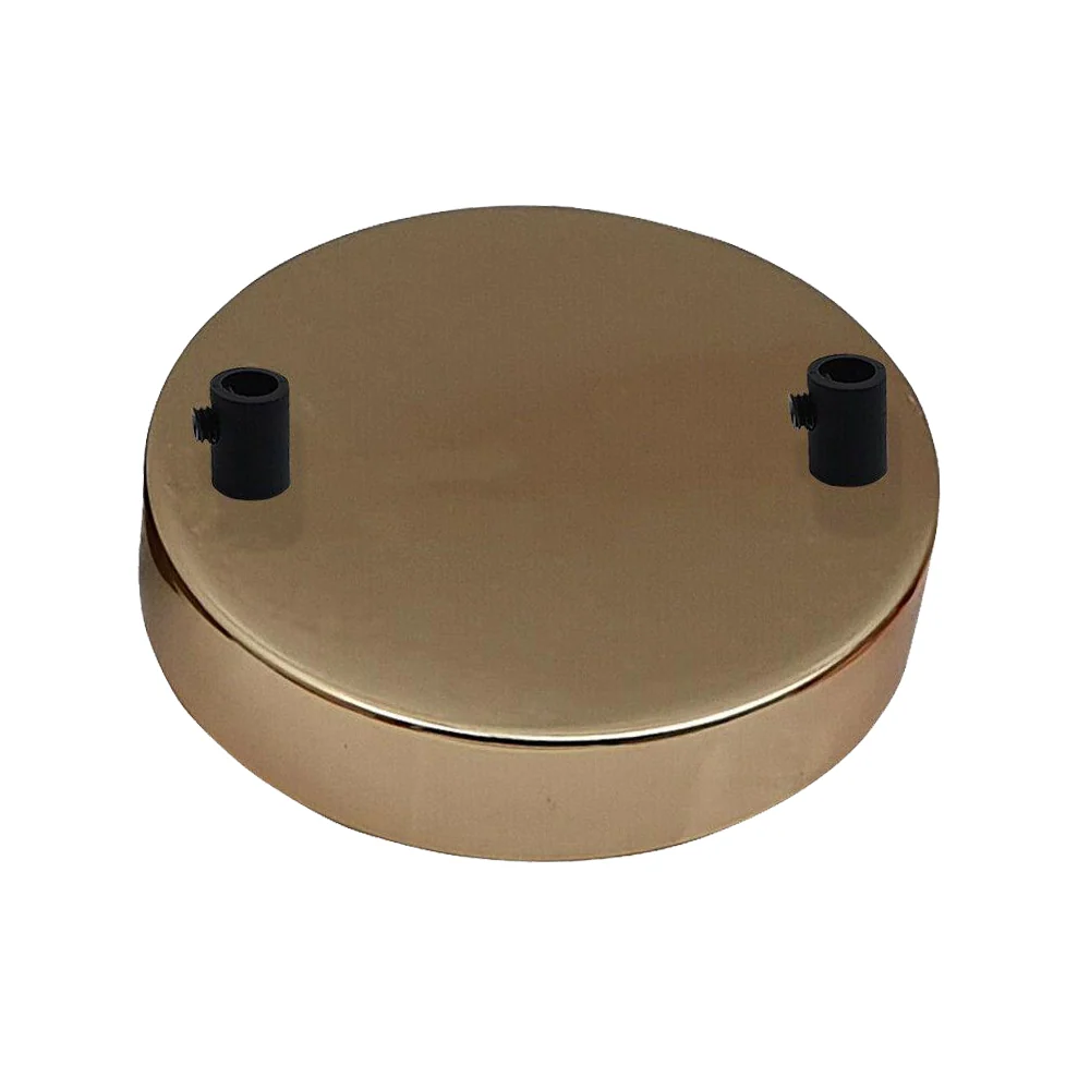 2 Outlet French Gold Metal Ceiling Rose 120x25mm~2800