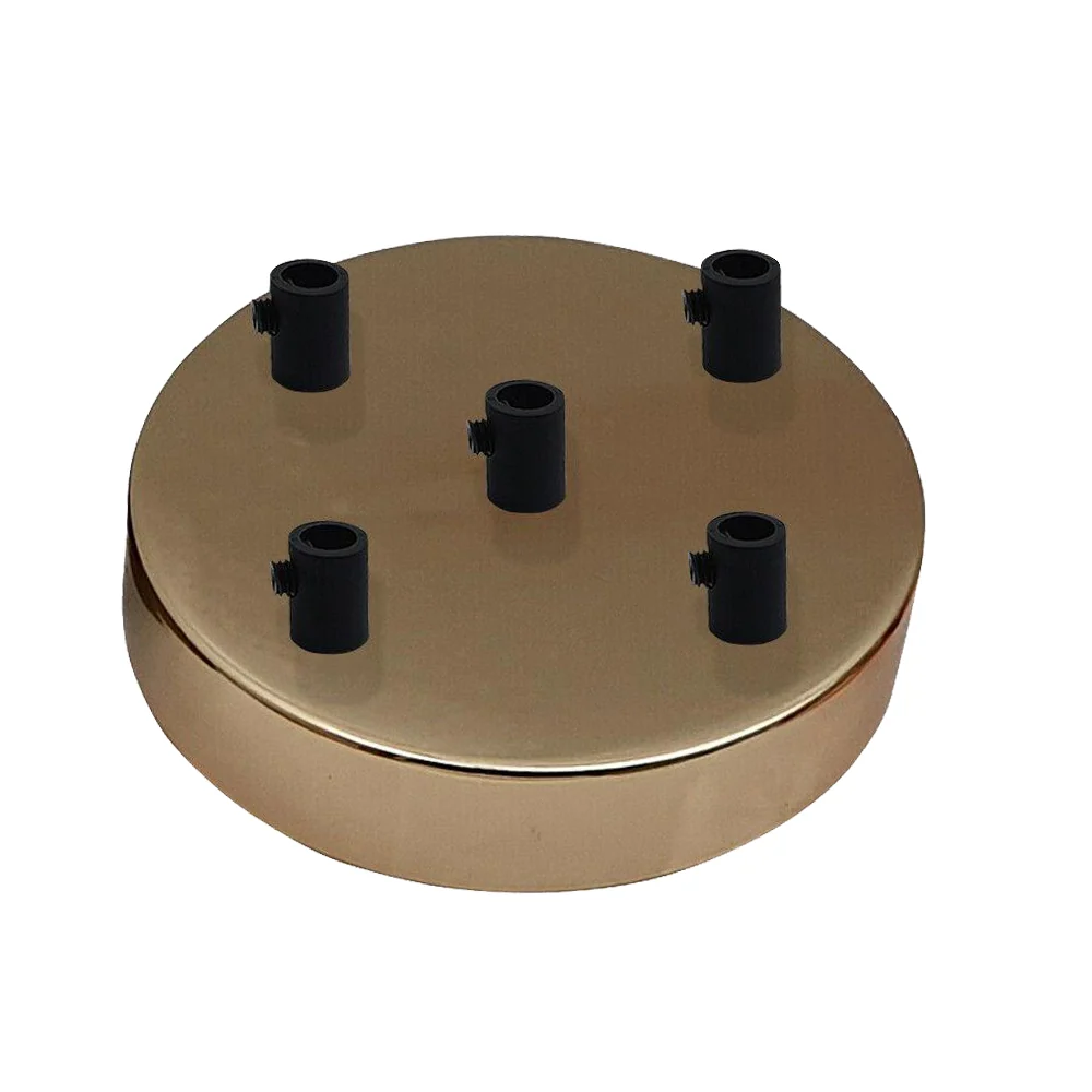 5 Outlet French Gold Metal Ceiling Rose 120x25mm~2797