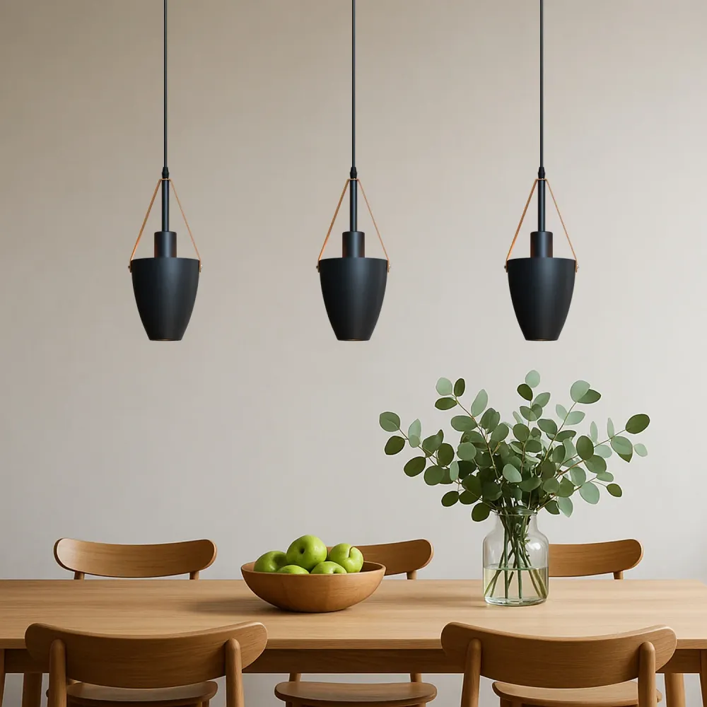 Single Head Shade Adjustable Hanging E27 Metal Ceiling Pendant Light ~2465